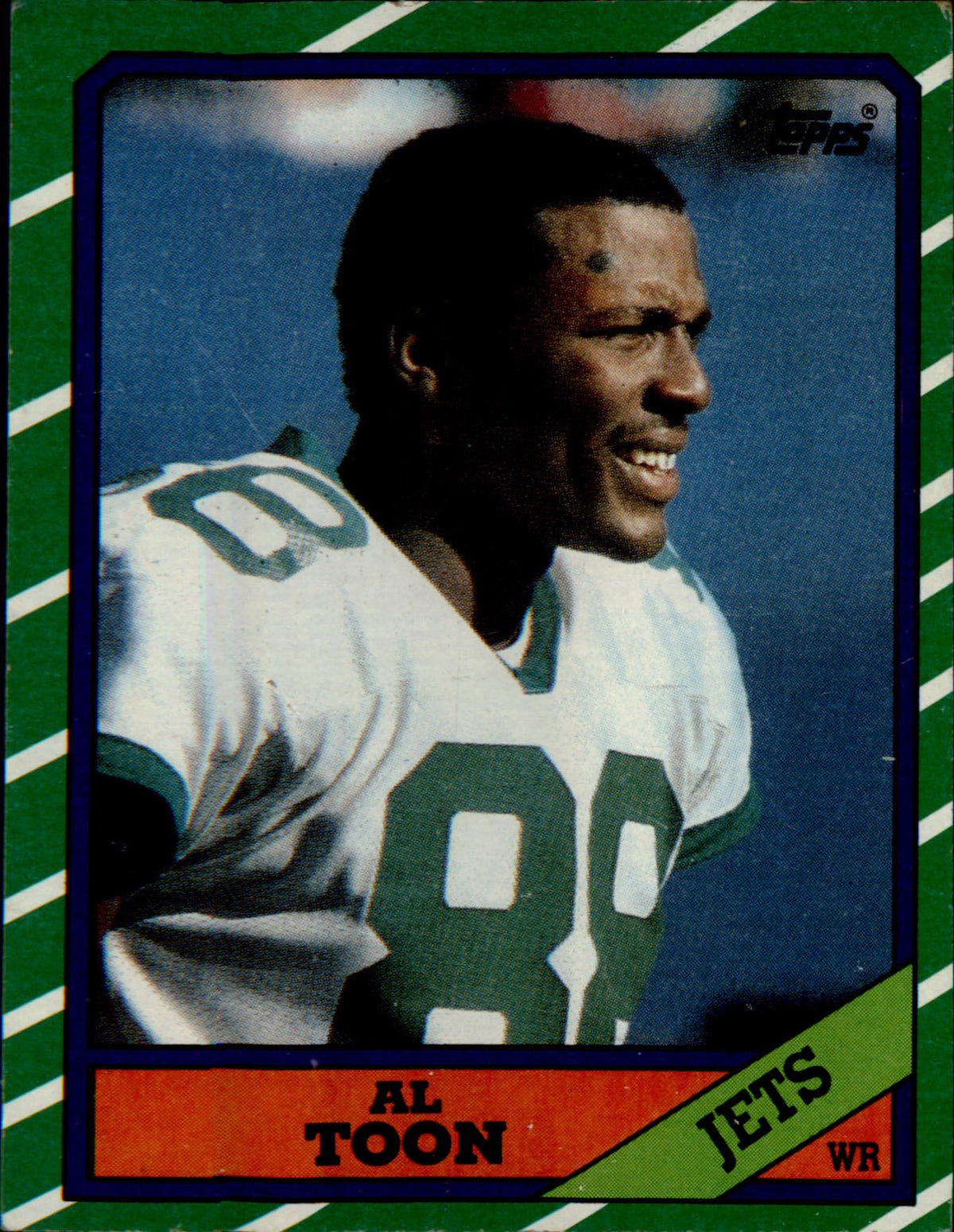 1986 Topps #101b Al Toon Rookie Rookie - Veteran Sports Cards FL
