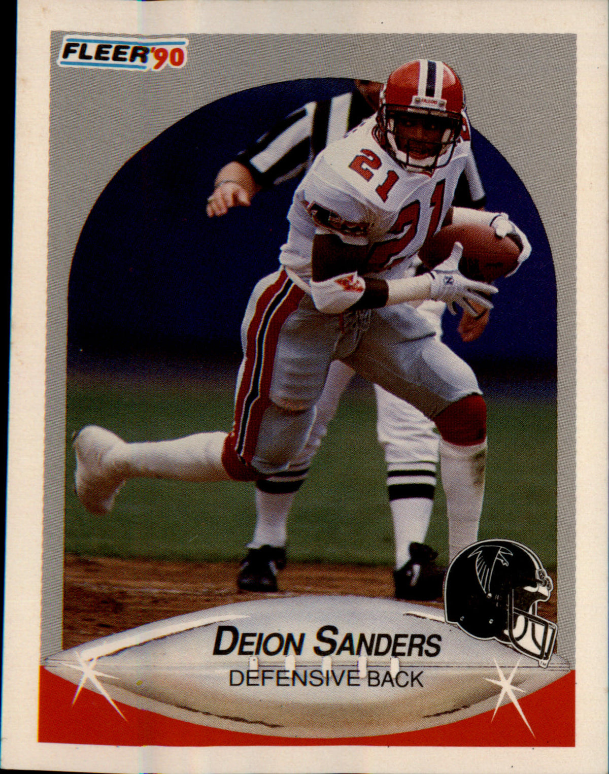 1990 Fleer #382 Deion Sanders - Veteran Sports Cards FL