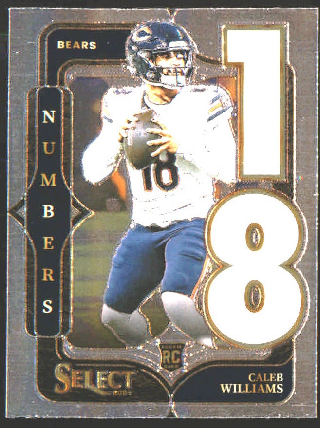 2024 Panini Select Select Numbers #19 Caleb Williams - Veteran Sports Cards FL