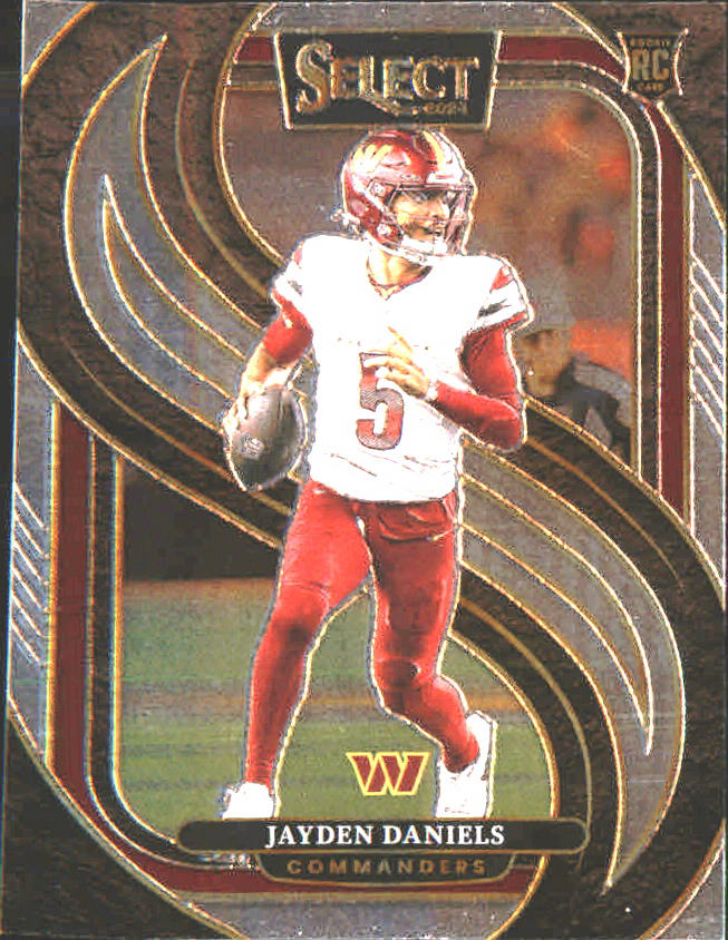 2024 Panini Select #112 Jayden Daniels Rookie Rookie - Veteran Sports Cards FL