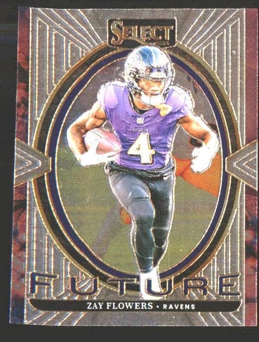 2024 Panini Select Select Future #17 Zay Flowers - Veteran Sports Cards FL