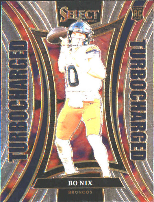 2024 Panini Select Turbocharged #16 Bo Nix - Veteran Sports Cards FL