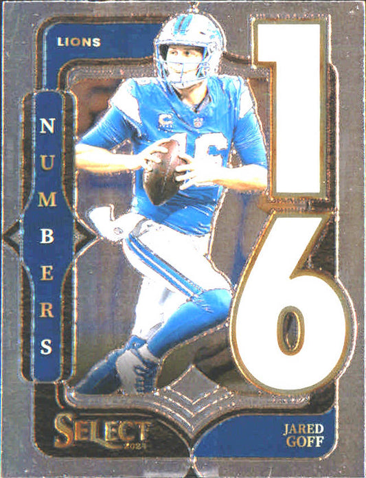 2024 Panini Select Select Numbers #7 Jared Goff - Veteran Sports Cards FL