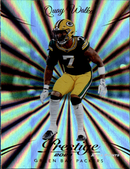 2024 Panini Prestige Sunburst Xtra Points #112 Quay Walker - Veteran Sports Cards FL