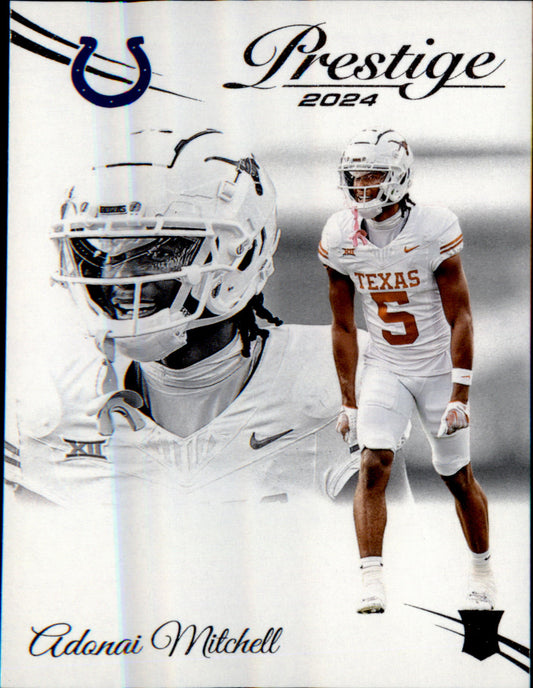 2024 Panini Prestige #325 Adonai Mitchell Rookie Rookie - Veteran Sports Cards FL