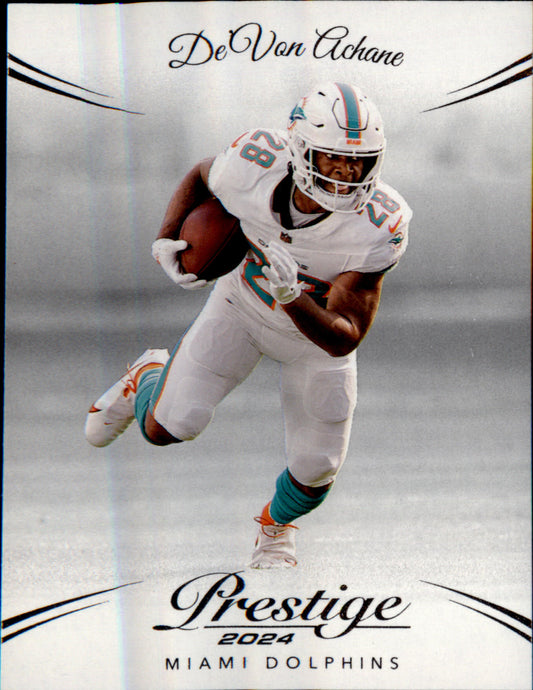 2024 Panini Prestige #186 De'Von Achane - Veteran Sports Cards FL