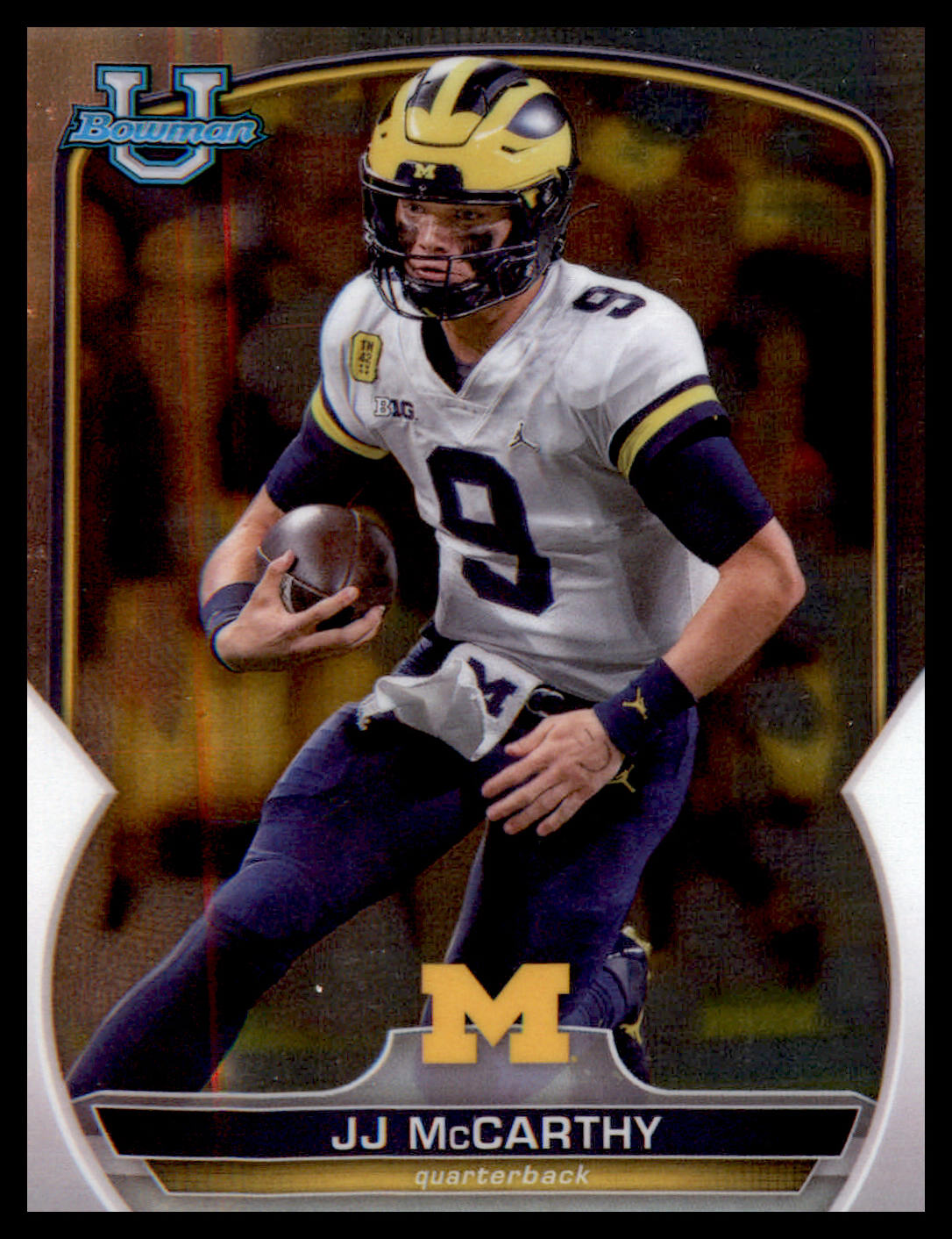 2022 Bowman University Chrome #48 JJ McCarthy - Veteran Sports Cards FL