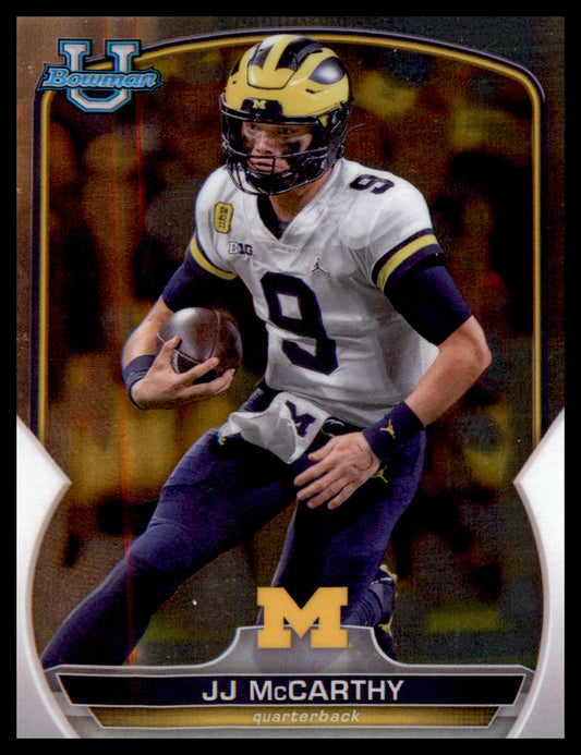 2022 Bowman University Chrome #48 JJ McCarthy - Veteran Sports Cards FL