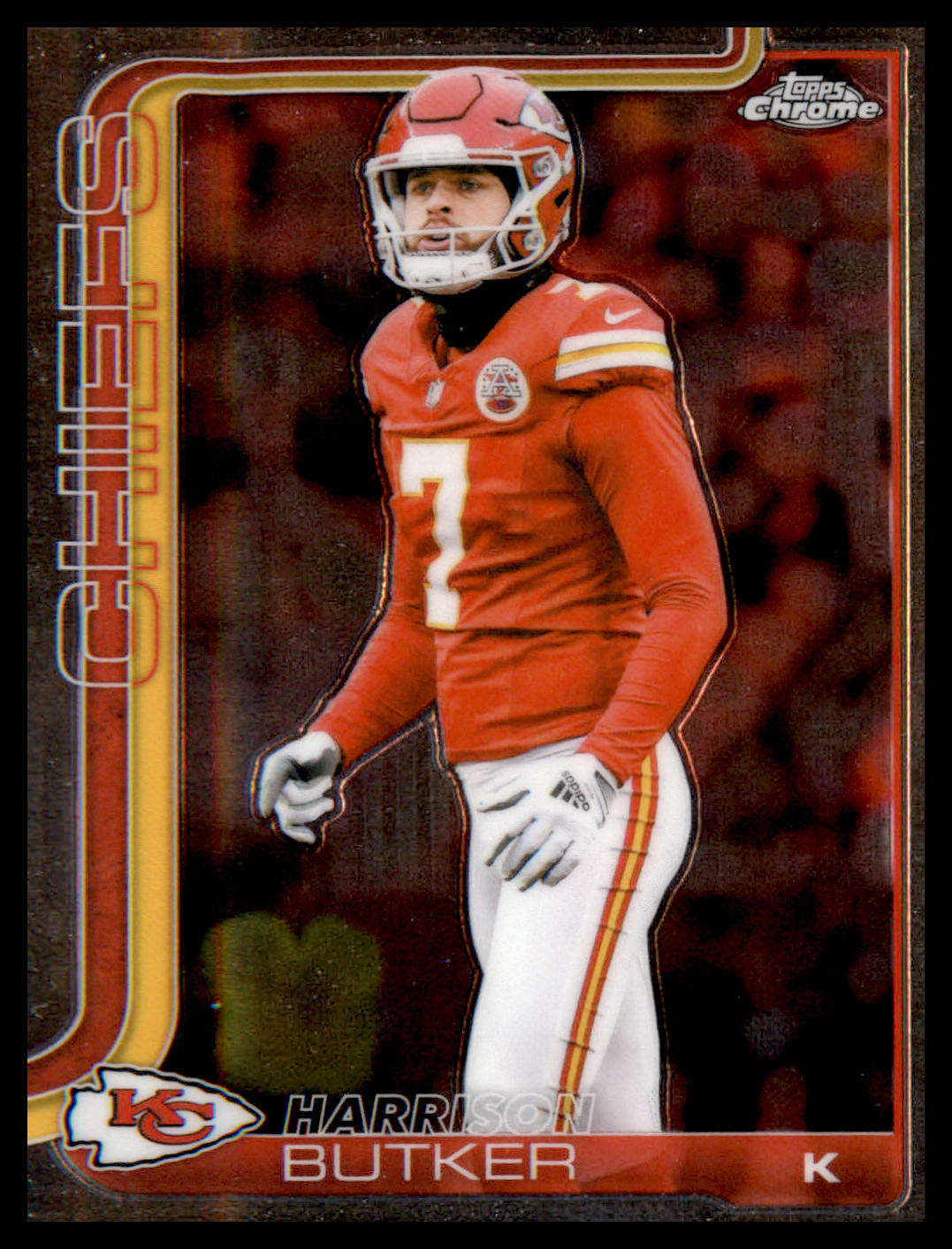 2025 Topps Chrome #151 Harrison Butker - Veteran Sports Cards FL