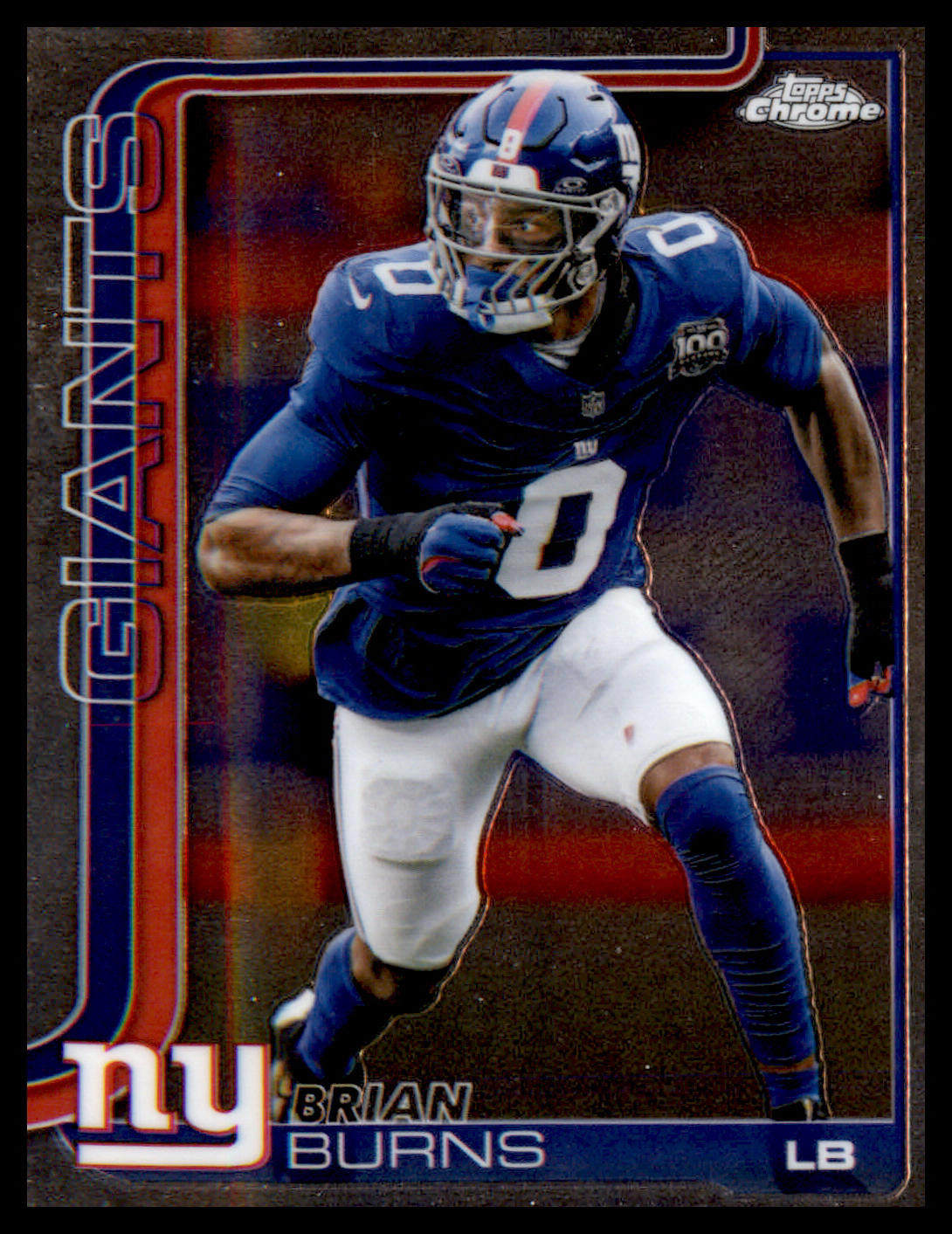 2025 Topps Chrome #234 Brian Burns - Veteran Sports Cards FL