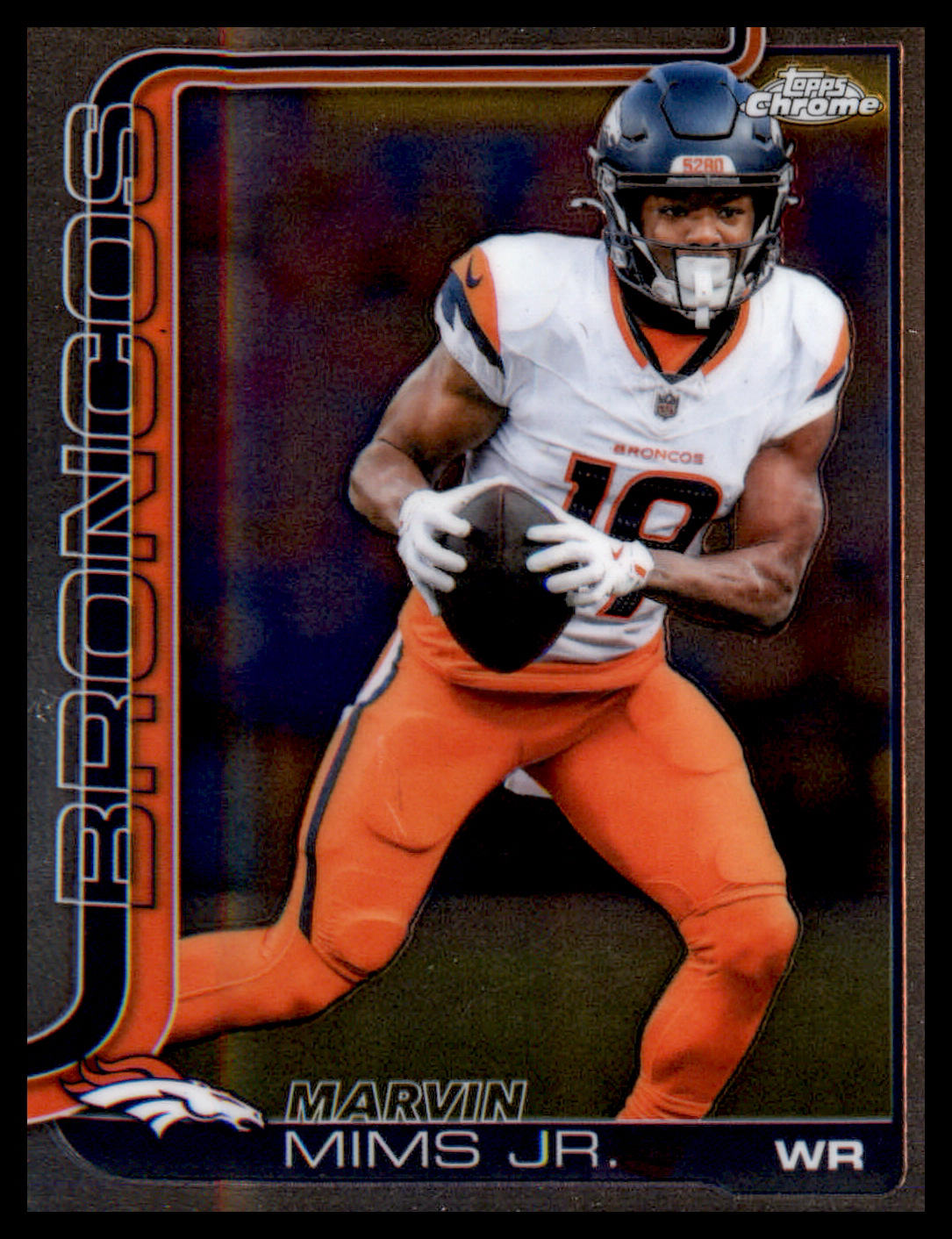 2025 Topps Chrome #87 Marvin Mims Jr. - Veteran Sports Cards FL