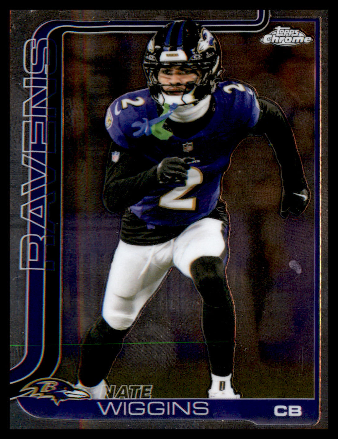 2025 Topps Chrome #28 Nate Wiggins - Veteran Sports Cards FL