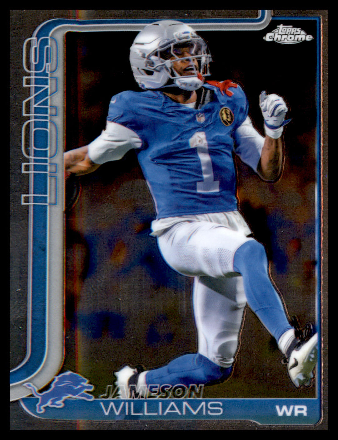 2025 Topps Chrome #97 Jameson Williams - Veteran Sports Cards FL