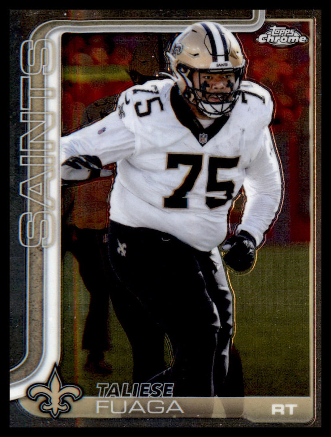 2025 Topps Chrome #219 Taliese Fuaga - Veteran Sports Cards FL
