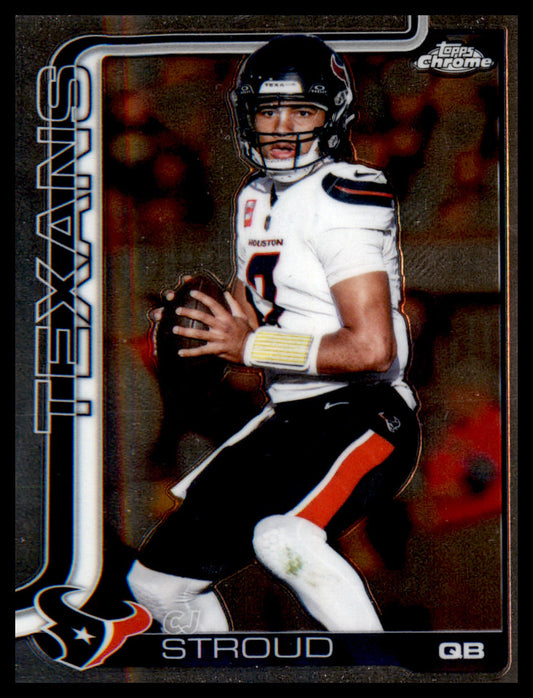 football, 2020s 2025 Topps Chrome #119 CJ Stroud