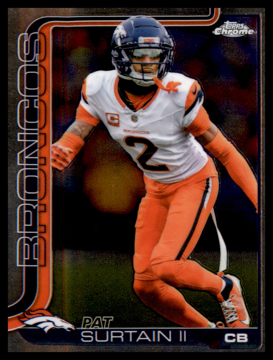 2025 Topps Chrome #93 Patrick Surtain II - Veteran Sports Cards FL