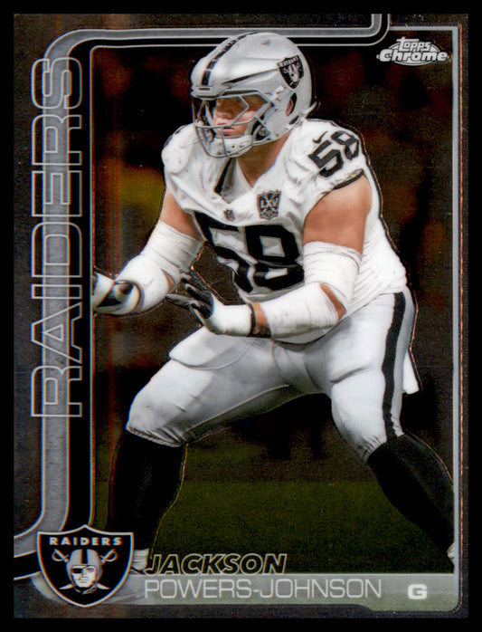 2025 Topps Chrome #177 Jackson Powers-Johnson - Veteran Sports Cards FL