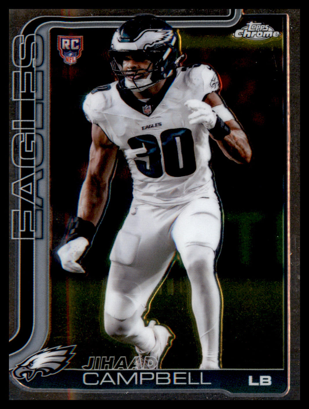 2025 Topps Chrome #366 Jihaad Campbell Rookie Rookie - Veteran Sports Cards FL