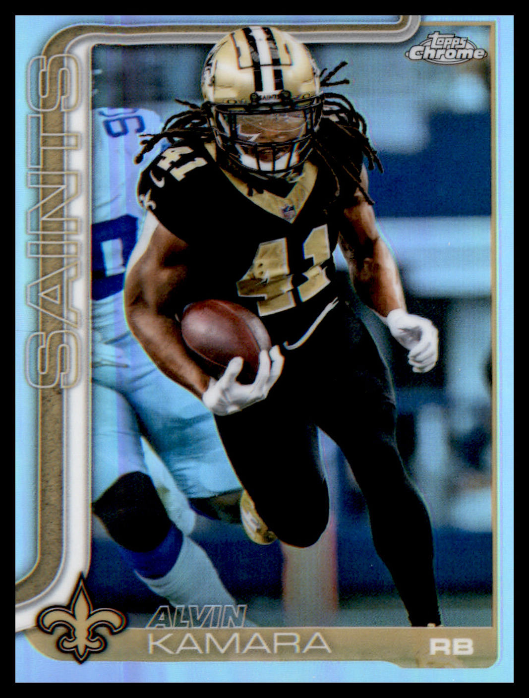 2025 Topps Chrome Refractor #215 Alvin Kamara