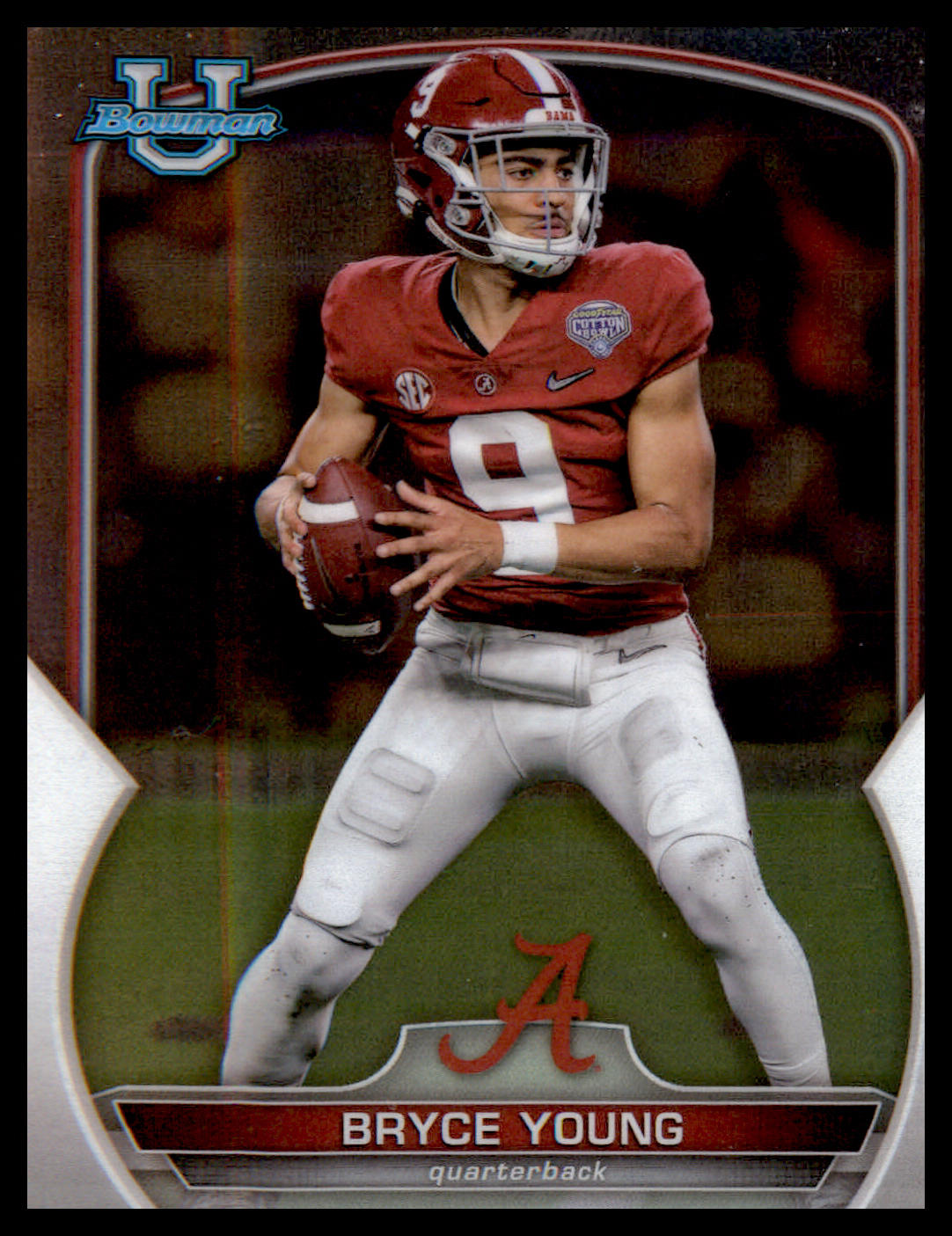 2022 Bowman University Chrome Refractor #1 Bryce Young