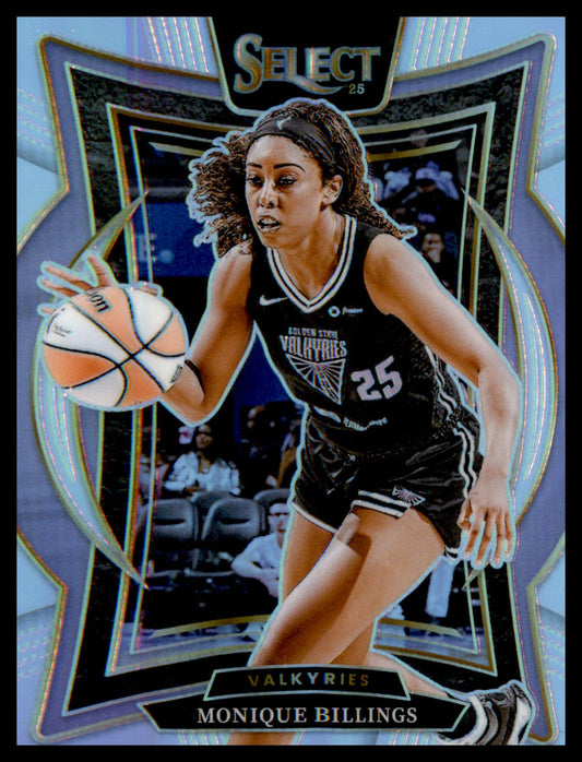 2025 Panini Select WNBA Silver Prizms #33 Monique Billings - Veteran Sports Cards FL