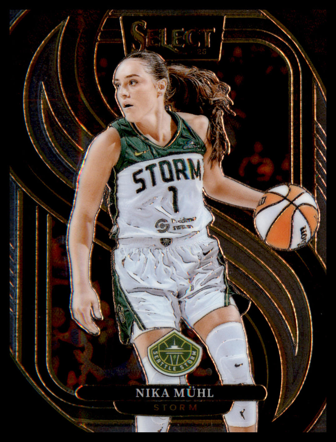 2025 Panini Select WNBA #178 Nika Muhl - Veteran Sports Cards FL