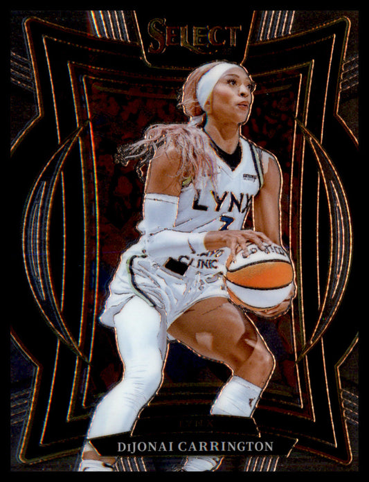 2025 Panini Select WNBA #68 DiJonai Carrington - Veteran Sports Cards FL