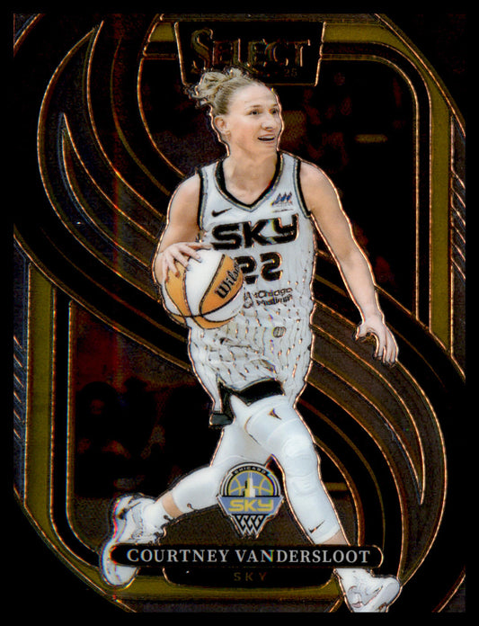 2025 Panini Select WNBA #121 Courtney Vandersloot - Veteran Sports Cards FL