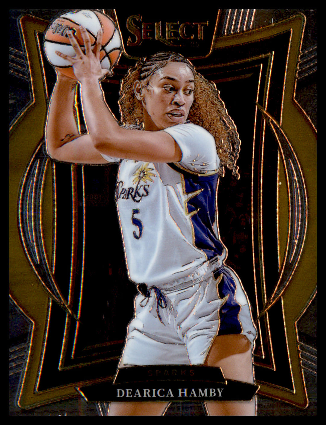 2025 Panini Select WNBA #10 Dearica Hamby - Veteran Sports Cards FL