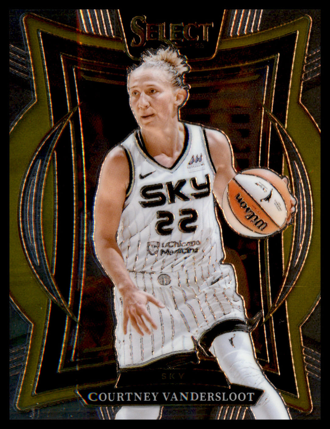 2025 Panini Select WNBA #36 Courtney Vandersloot - Veteran Sports Cards FL