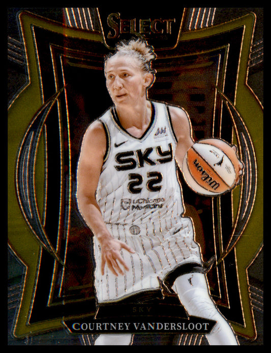 2025 Panini Select WNBA #36 Courtney Vandersloot - Veteran Sports Cards FL