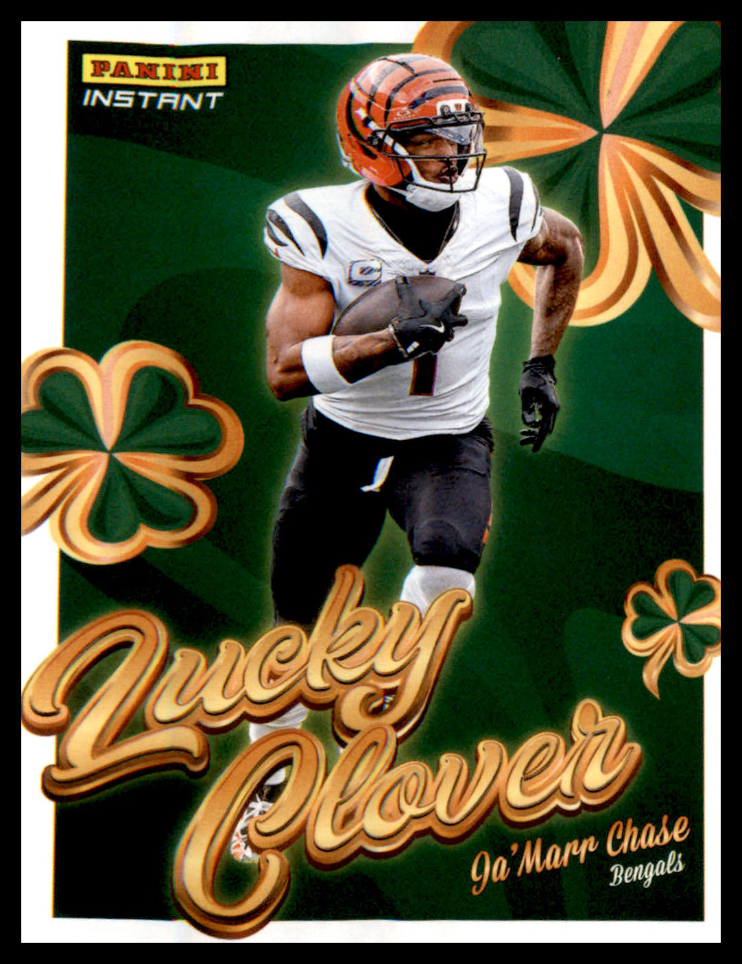 2025 Panini Instant Lucky Clover #8 Ja'Marr Chase - Veteran Sports Cards FL