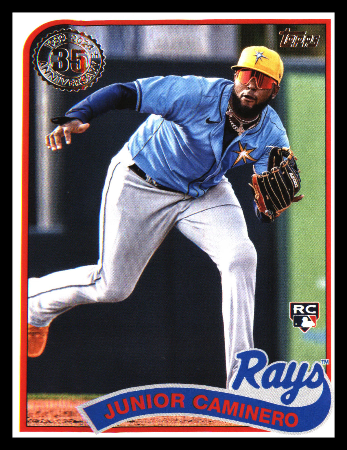 2024 Topps Update 1989 Topps baseball 35th Anniversary #89US-16 Junior Caminero - Veteran Sports Cards FL