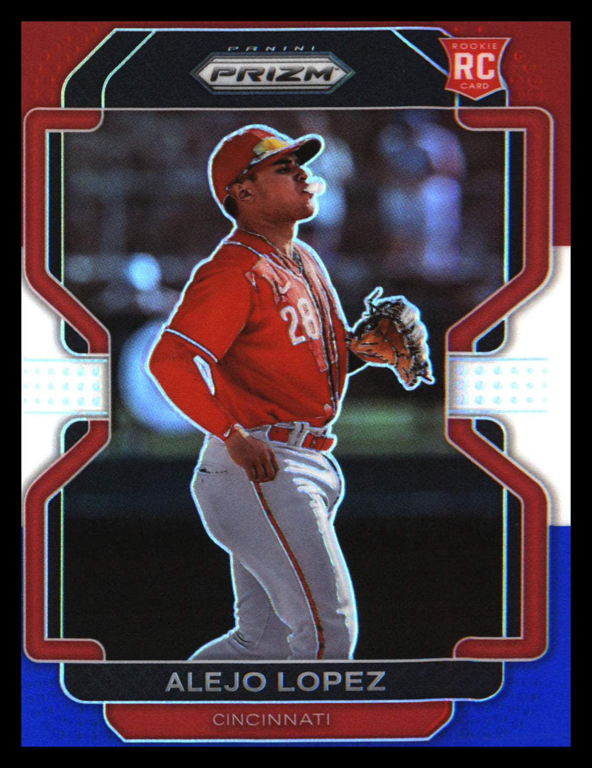 2022 Panini Prizm Red/White/Blue Prizm #246 Alejo Lopez Rookie Rookie - Veteran Sports Cards FL