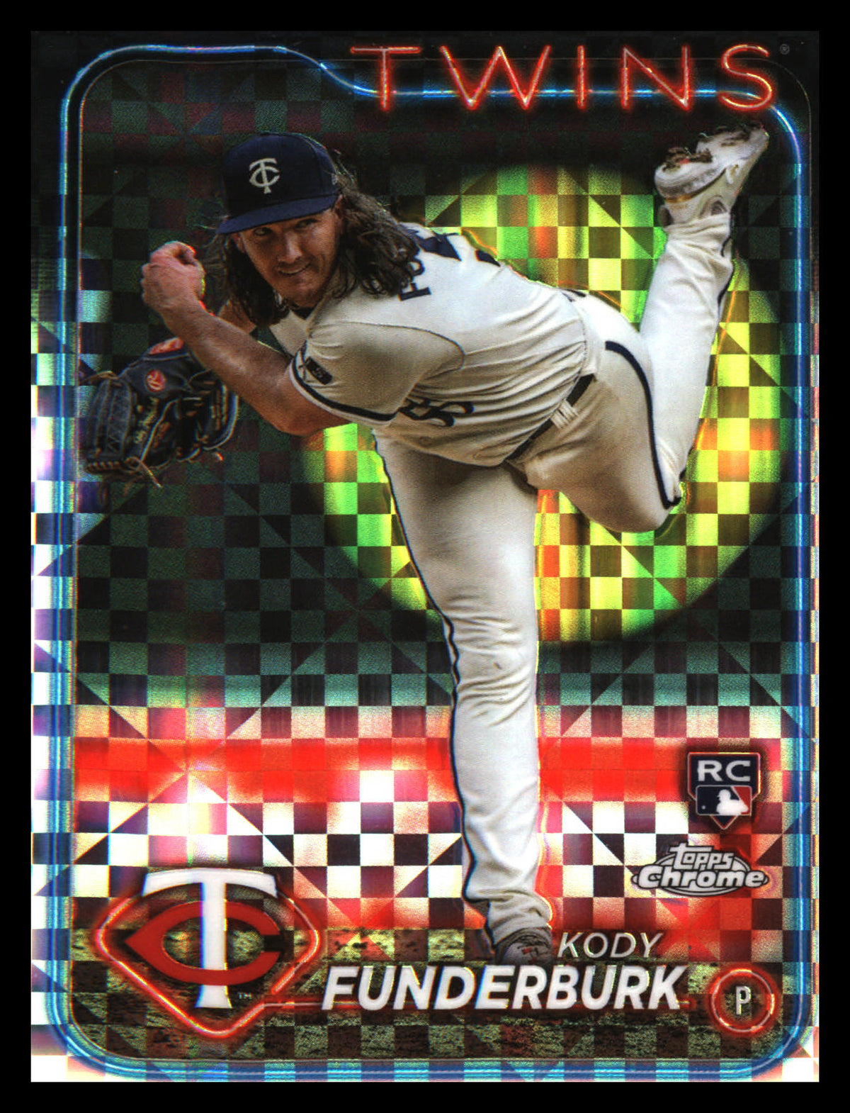 2024 Topps Chrome X-Fractors #297 Kody Funderburk Rookie Rookie - Veteran Sports Cards FL