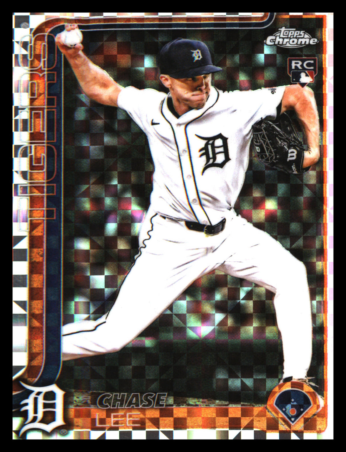 2025 Topps Chrome Update X-Fractors #USC43 Chase Lee Rookie Rookie - Veteran Sports Cards FL