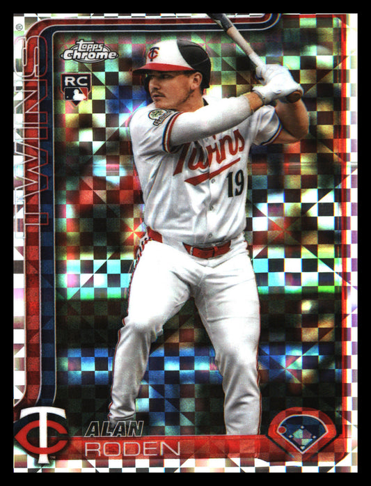 2025 Topps Chrome Update X-Fractors #USC41 Alan Roden Rookie Rookie - Veteran Sports Cards FL