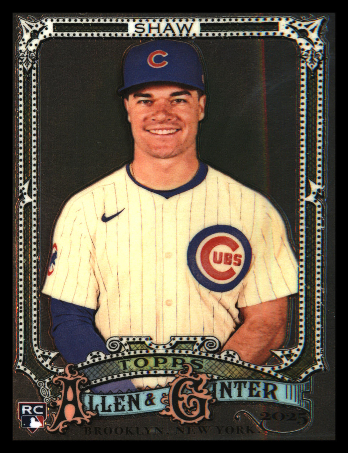 2025 Topps Allen & Ginter Chrome #143 Matt Shaw Rookie Rookie - Veteran Sports Cards FL