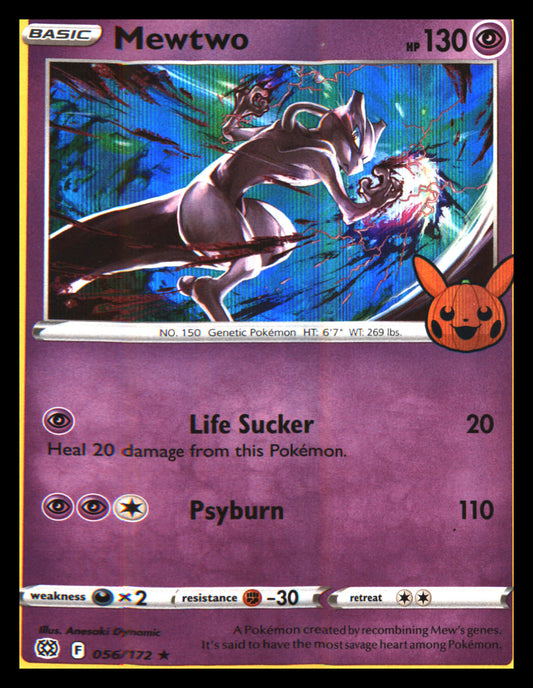 Trick or Trade BOOster Bundle #056/172 Mewtwo Promo, Holo - Veteran Sports Cards FL
