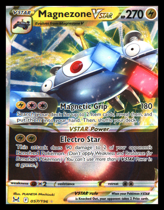 SWSH11: Lost Origin #057/196 Magnezone VSTAR Ultra Rare, Holo - Veteran Sports Cards FL