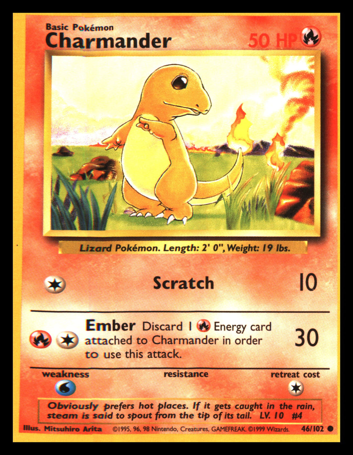 Base Set #046/102 Charmander Common - Veteran Sports Cards FL