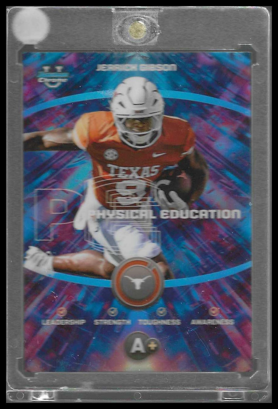 2025 Bowman University Chrome Physical Education #PE-18 Jerrick Gibson - Veteran Sports Cards FL