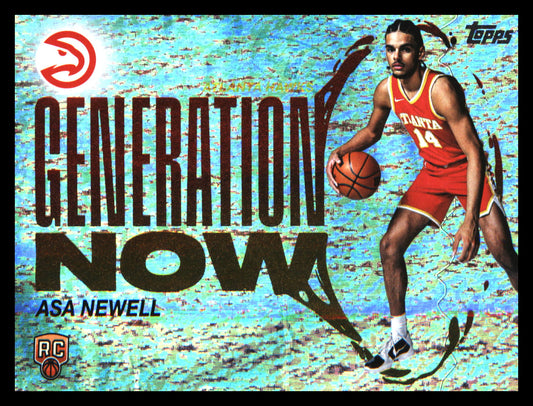 2025-26 Topps Generation Now Holo Foil #GN-23 Asa Newell - Veteran Sports Cards FL