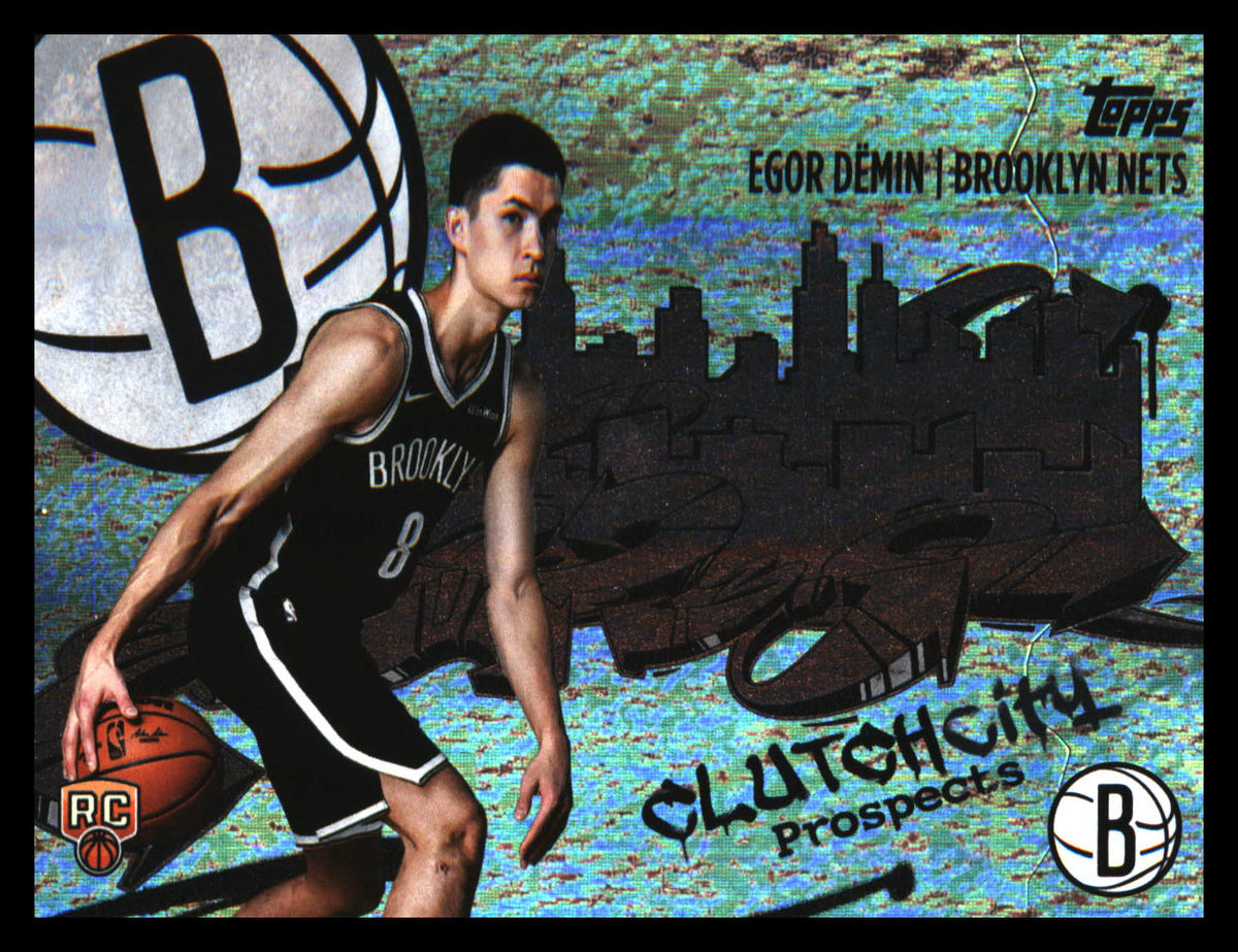 2025-26 Topps Clutch City Prospects Holo Foil #CC-8 Egor Dëmin - Veteran Sports Cards FL