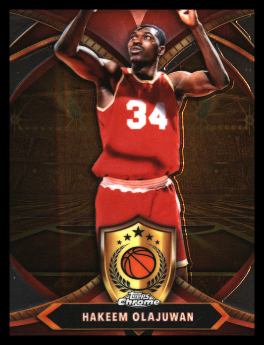 2024-25 Topps Chrome Ball of Duty #BOD-21 Hakeem Olajuwon - Veteran Sports Cards FL