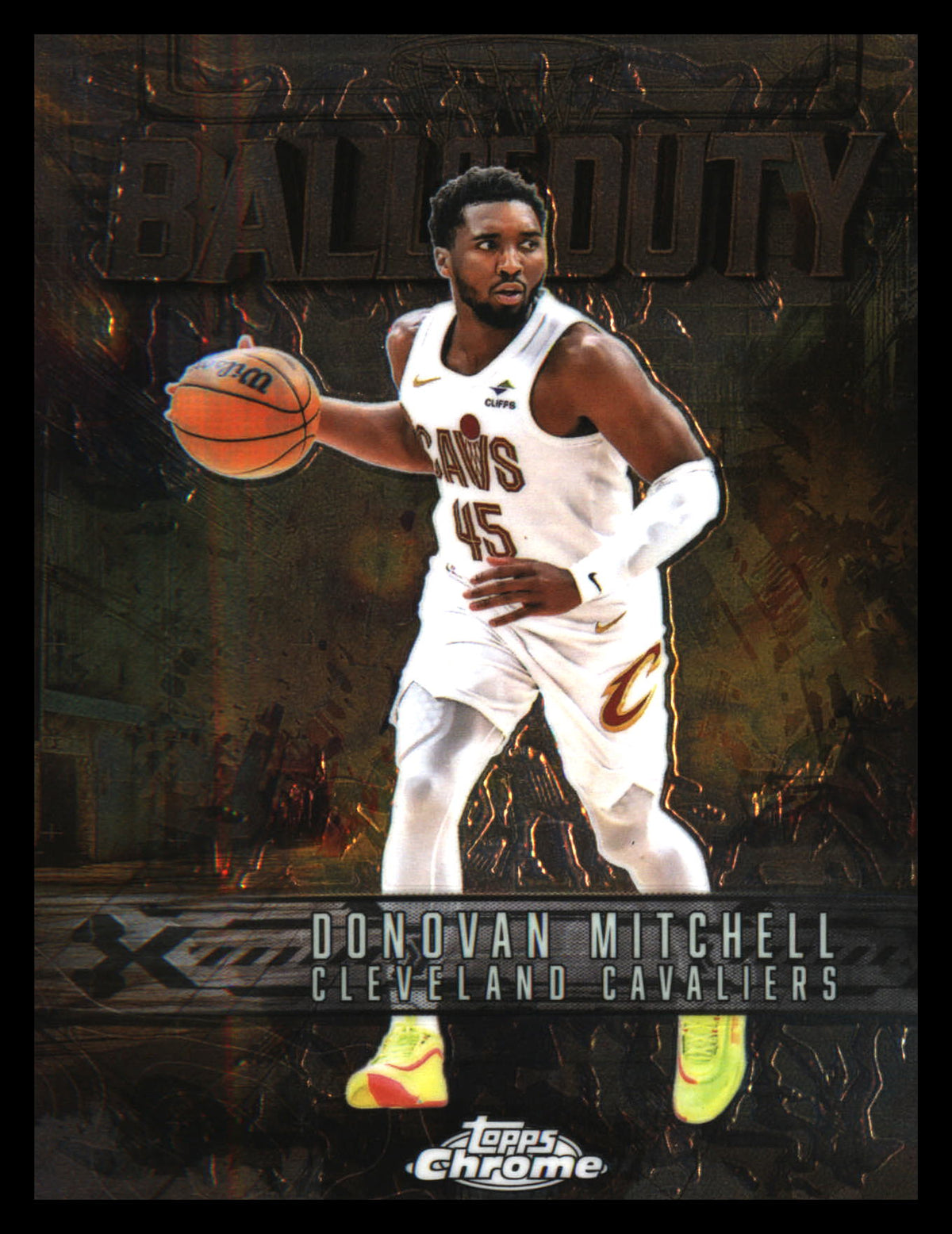 2025-26 Topps Chrome Ball of Duty #BD-7 Donovan Mitchell - Veteran Sports Cards FL