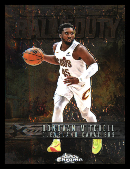 2025-26 Topps Chrome Ball of Duty #BD-7 Donovan Mitchell - Veteran Sports Cards FL