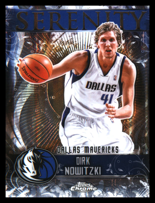 2025-26 Topps Chrome Serenity #SY-10 Dirk Nowitzki - Veteran Sports Cards FL