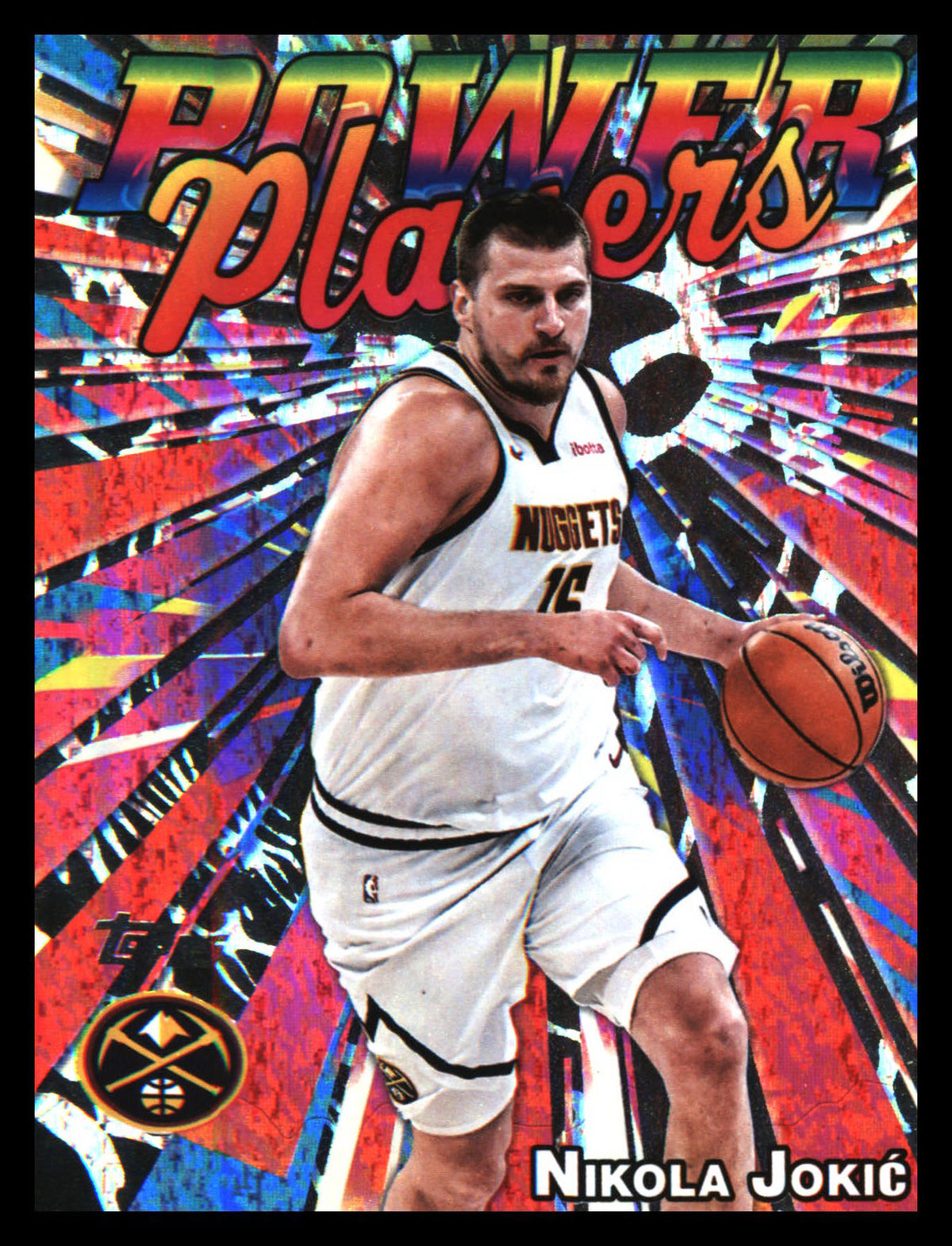 2025-26 Topps Power Players Holo Foil #PP-12 Nikola Jokić - Veteran Sports Cards FL