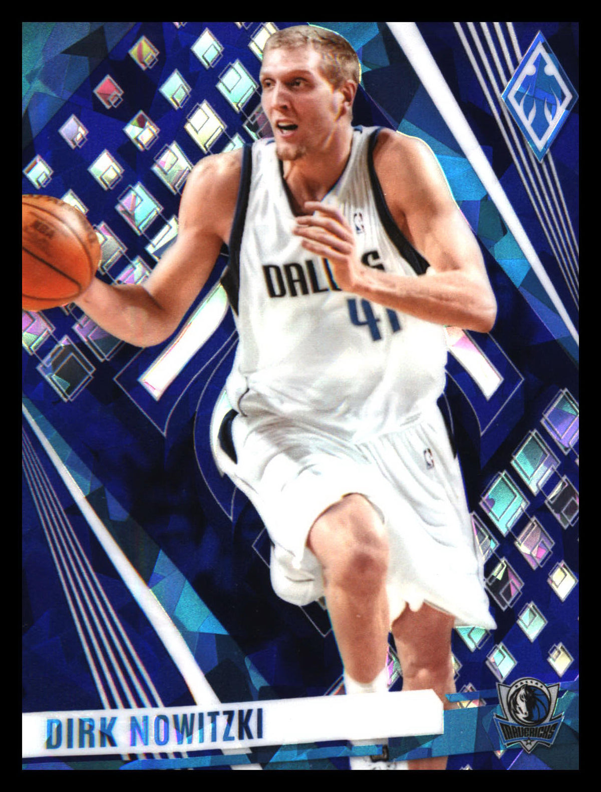 2023-24 Panini Phoenix Phoenix Blue Ice #66 Dirk Nowitzki - Veteran Sports Cards FL